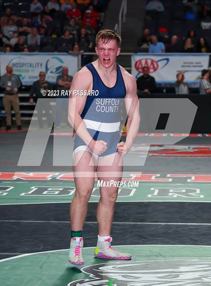 Thumbnail 2 in NYSPHSAA Wrestling Championships Consolation Rounds photogallery.