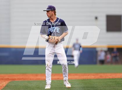Thumbnail 1 in Lassiter vs. Pope (GHSA 6A Semi-Final Game 2) photogallery.