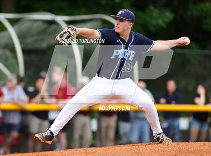 Thumbnail 2 in Lassiter vs. Pope (GHSA 6A Semi-Final Game 2) photogallery.