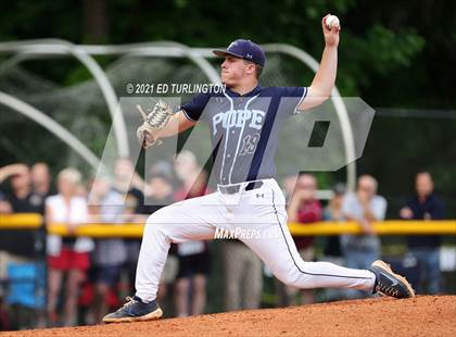Thumbnail 1 in Lassiter vs. Pope (GHSA 6A Semi-Final Game 2) photogallery.