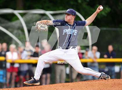 Thumbnail 3 in Lassiter vs. Pope (GHSA 6A Semi-Final Game 2) photogallery.