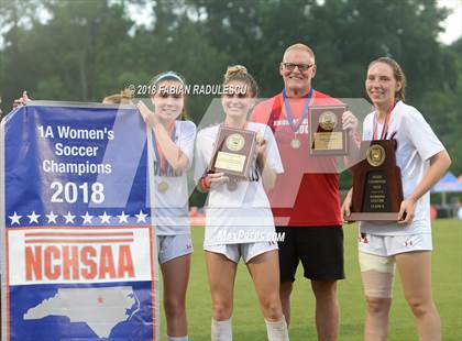 Thumbnail 3 in Franklin Academy vs. Union Academy (NCHSAA 1A Final) photogallery.