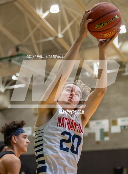 Thumbnail 2 in Nathan Hale vs South Medford (Hardwood Invite 1st Round) photogallery.