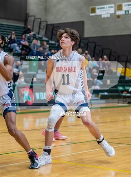 Thumbnail 2 in Nathan Hale vs South Medford (Hardwood Invite 1st Round) photogallery.