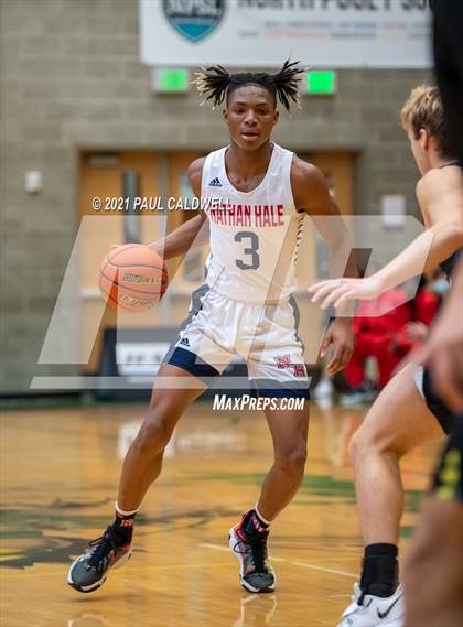 Thumbnail 1 in Nathan Hale vs South Medford (Hardwood Invite 1st Round) photogallery.