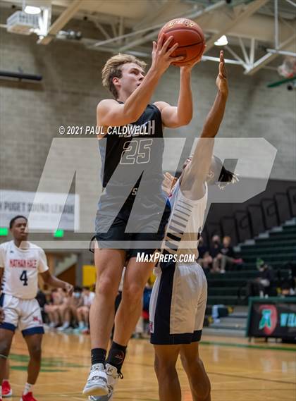 Thumbnail 2 in Nathan Hale vs South Medford (Hardwood Invite 1st Round) photogallery.