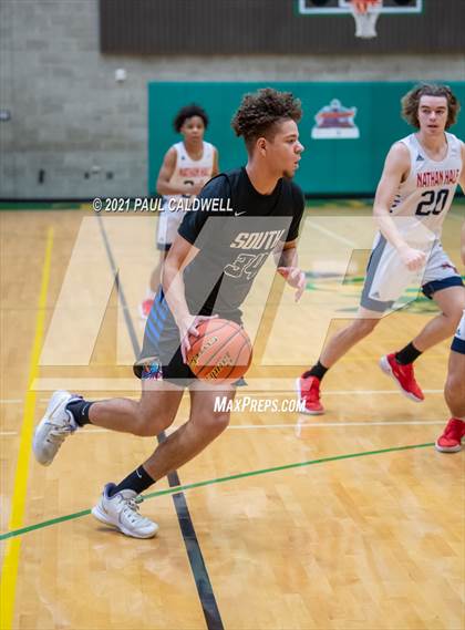 Thumbnail 2 in Nathan Hale vs South Medford (Hardwood Invite 1st Round) photogallery.