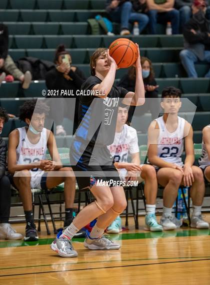 Thumbnail 1 in Nathan Hale vs South Medford (Hardwood Invite 1st Round) photogallery.