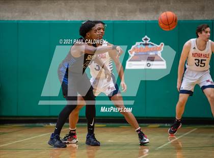 Thumbnail 2 in Nathan Hale vs South Medford (Hardwood Invite 1st Round) photogallery.