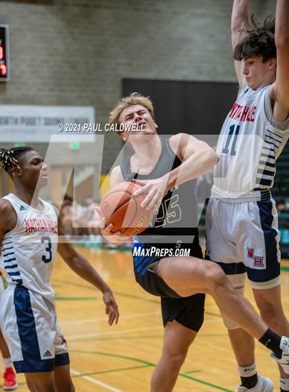 Thumbnail 1 in Nathan Hale vs South Medford (Hardwood Invite 1st Round) photogallery.