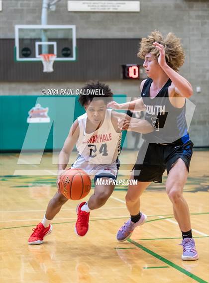 Thumbnail 2 in Nathan Hale vs South Medford (Hardwood Invite 1st Round) photogallery.