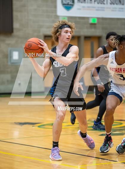Thumbnail 1 in Nathan Hale vs South Medford (Hardwood Invite 1st Round) photogallery.