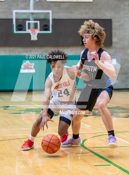 Thumbnail 1 in Nathan Hale vs South Medford (Hardwood Invite 1st Round) photogallery.