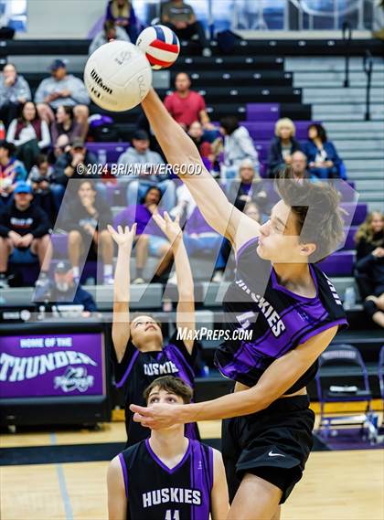 Thumbnail 2 in Douglas County vs Stargate School (CHSAA Region 1 Playoff) photogallery.
