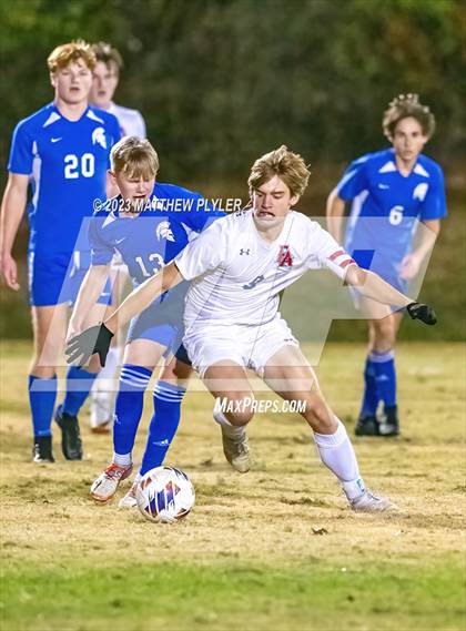 Thumbnail 2 in Community School of Davidson vs. Franklin Academy (NCHSAA 2A Final) photogallery.