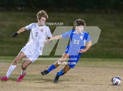 Thumbnail 3 in Community School of Davidson vs. Franklin Academy (NCHSAA 2A Final) photogallery.