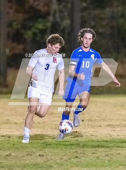Thumbnail 2 in Community School of Davidson vs. Franklin Academy (NCHSAA 2A Final) photogallery.