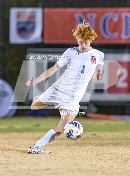 Thumbnail 3 in Community School of Davidson vs. Franklin Academy (NCHSAA 2A Final) photogallery.