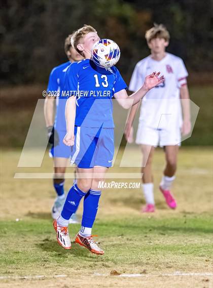 Thumbnail 3 in Community School of Davidson vs. Franklin Academy (NCHSAA 2A Final) photogallery.