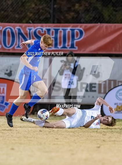 Thumbnail 2 in Community School of Davidson vs. Franklin Academy (NCHSAA 2A Final) photogallery.
