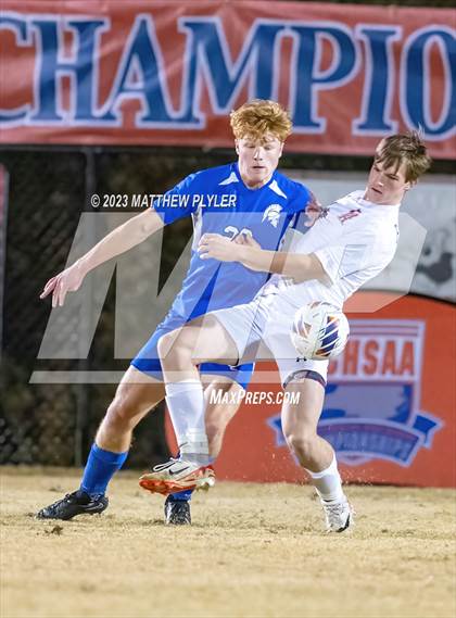 Thumbnail 3 in Community School of Davidson vs. Franklin Academy (NCHSAA 2A Final) photogallery.