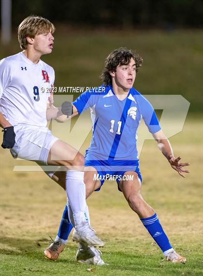 Thumbnail 1 in Community School of Davidson vs. Franklin Academy (NCHSAA 2A Final) photogallery.