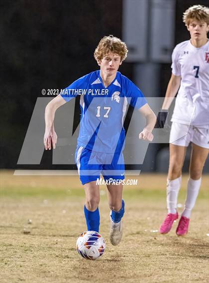 Thumbnail 3 in Community School of Davidson vs. Franklin Academy (NCHSAA 2A Final) photogallery.