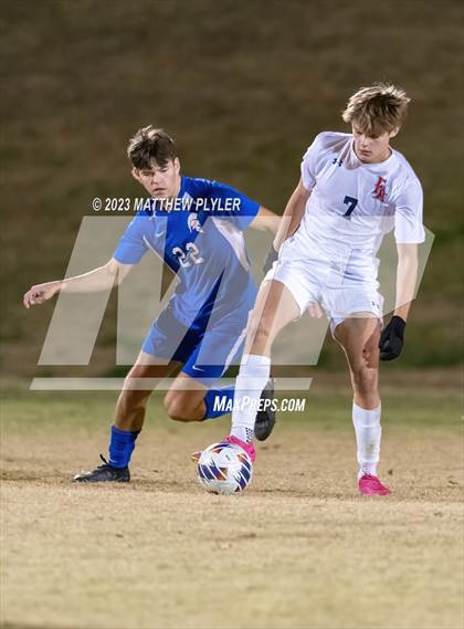 Thumbnail 2 in Community School of Davidson vs. Franklin Academy (NCHSAA 2A Final) photogallery.