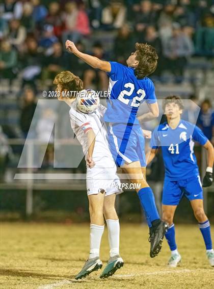 Thumbnail 3 in Community School of Davidson vs. Franklin Academy (NCHSAA 2A Final) photogallery.