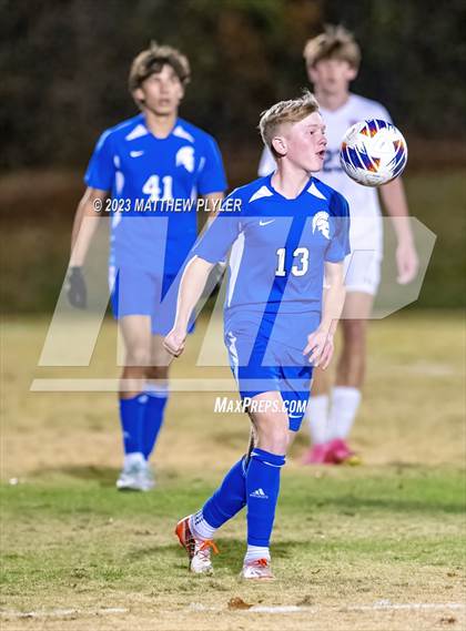 Thumbnail 3 in Community School of Davidson vs. Franklin Academy (NCHSAA 2A Final) photogallery.