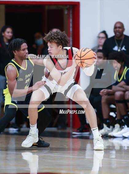 Thumbnail 1 in  St. Bernard @ Harvard-Westlake (CIF SS Open Division Pool B Playoffs) photogallery.