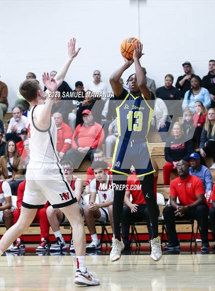Thumbnail 3 in  St. Bernard @ Harvard-Westlake (CIF SS Open Division Pool B Playoffs) photogallery.