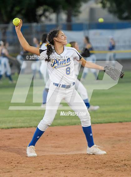 Thumbnail 2 in Pima vs Round Valley (AIA 2A Round 1 Playoff) photogallery.
