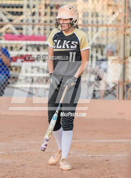 Thumbnail 2 in Pima vs Round Valley (AIA 2A Round 1 Playoff) photogallery.