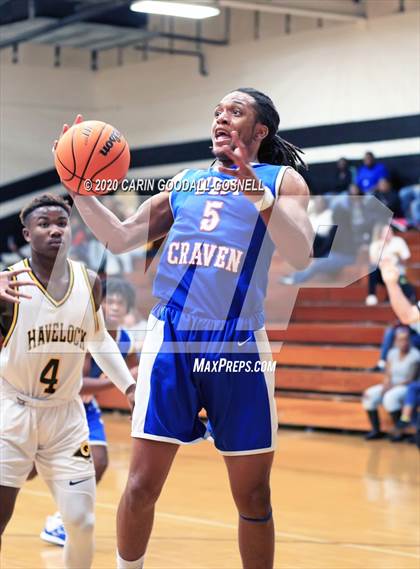 Thumbnail 1 in West Craven @ Havelock (Toyota of New Bern Craven County Holiday Hoops Tournament) photogallery.