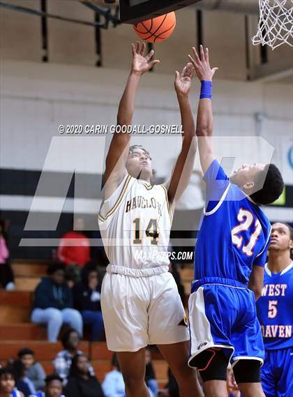 Thumbnail 1 in West Craven @ Havelock (Toyota of New Bern Craven County Holiday Hoops Tournament) photogallery.