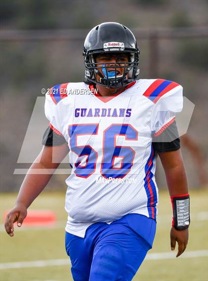 Thumbnail 1 in GV Christian @ Virginia City (NIAA 1A playoffs) photogallery.