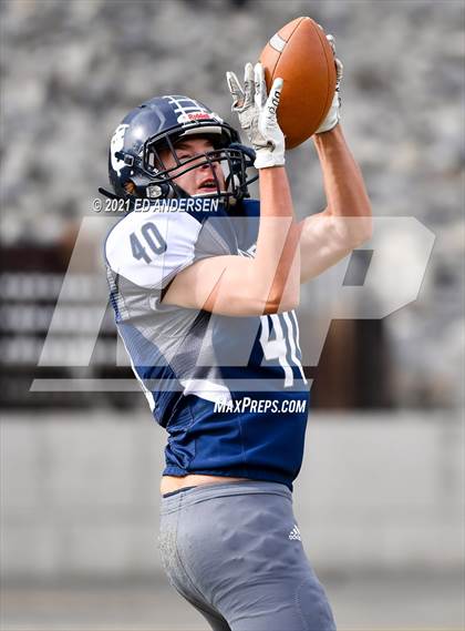 Thumbnail 1 in GV Christian @ Virginia City (NIAA 1A playoffs) photogallery.