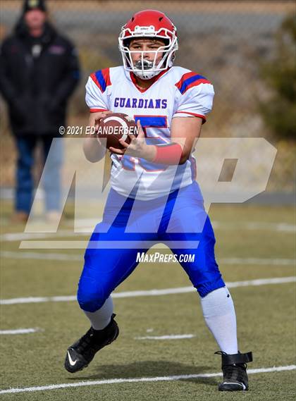Thumbnail 2 in GV Christian @ Virginia City (NIAA 1A playoffs) photogallery.