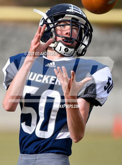 Thumbnail 1 in GV Christian @ Virginia City (NIAA 1A playoffs) photogallery.