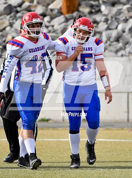 Thumbnail 1 in GV Christian @ Virginia City (NIAA 1A playoffs) photogallery.