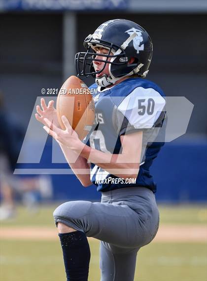 Thumbnail 1 in GV Christian @ Virginia City (NIAA 1A playoffs) photogallery.