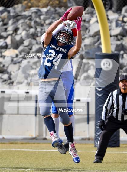 Thumbnail 1 in GV Christian @ Virginia City (NIAA 1A playoffs) photogallery.