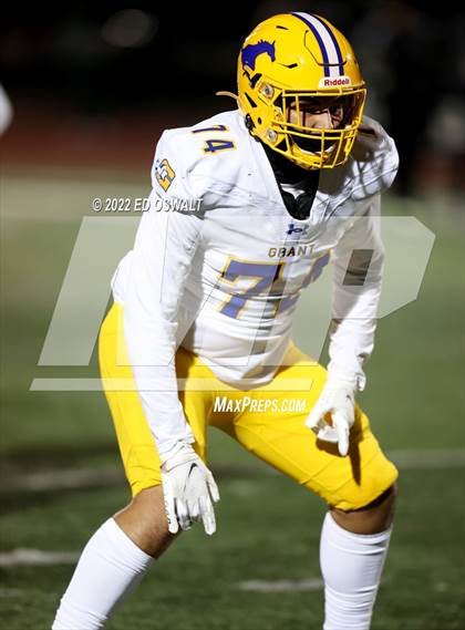 Thumbnail 3 in Grant @ El Cerrito (CIF Division III-AA NorCal Championship) photogallery.