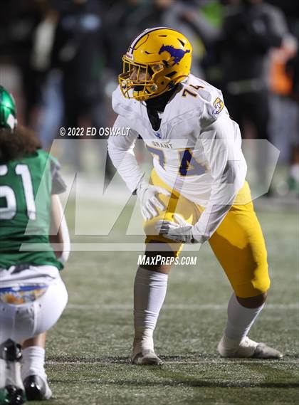 Thumbnail 3 in Grant @ El Cerrito (CIF Division III-AA NorCal Championship) photogallery.