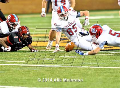 Thumbnail 3 in New Bern vs. Charlotte Catholic (NCHSAA Class 4A Final) photogallery.