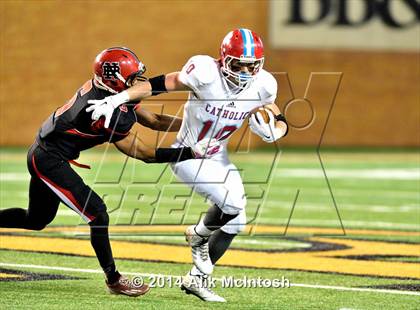Thumbnail 3 in New Bern vs. Charlotte Catholic (NCHSAA Class 4A Final) photogallery.