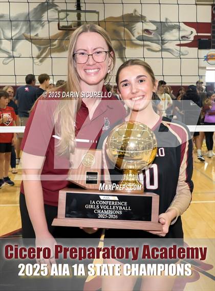 Thumbnail 1 in Anthem Prep vs Cicero Prep Academy (AIA 1A Final - Awards) photogallery.