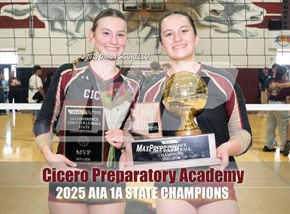 Thumbnail 3 in Anthem Prep vs Cicero Prep Academy (AIA 1A Final - Awards) photogallery.