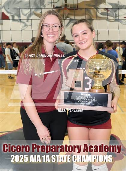 Thumbnail 2 in Anthem Prep vs Cicero Prep Academy (AIA 1A Final - Awards) photogallery.